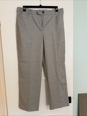 Loft Parker Straight Pants in Shimmer Herringbone size 14 NWT